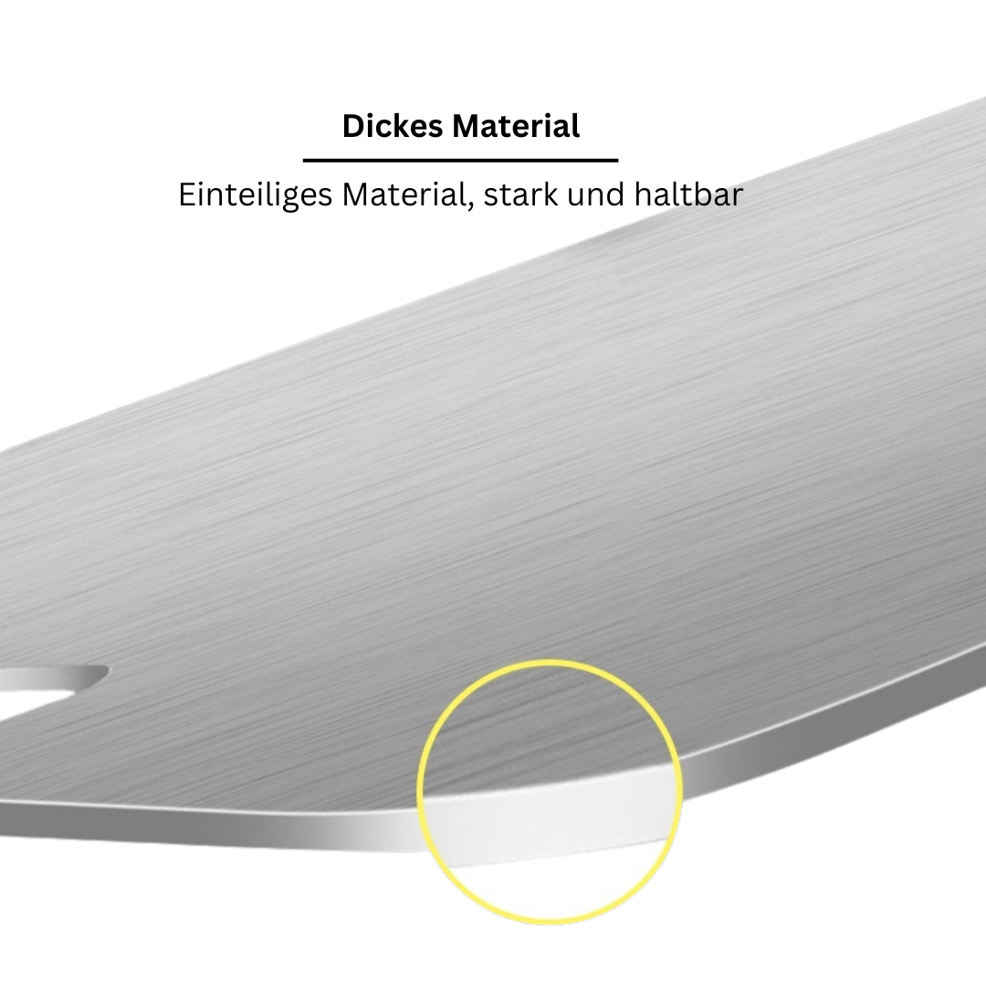 Schneidebrett aus Edelstahl